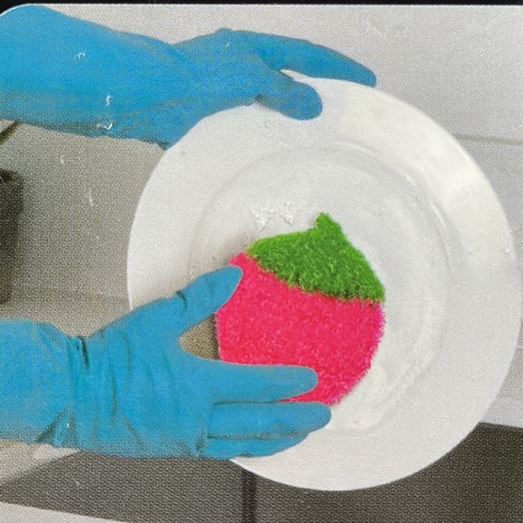 Smart Design Strawberries No Scratch 3Pack Scrubbies~NEW! - Picture 1 of 9